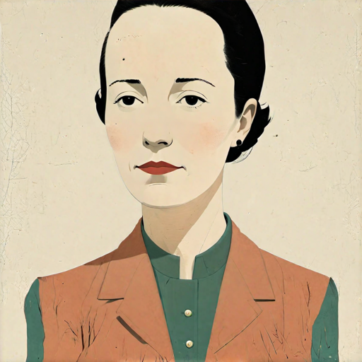 De Beauvoir dépeinte par l'IA