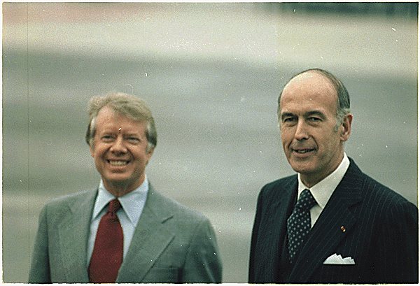 Jimmy Carter et Valéry Giscard d'Estaing, 5 janvier 1978