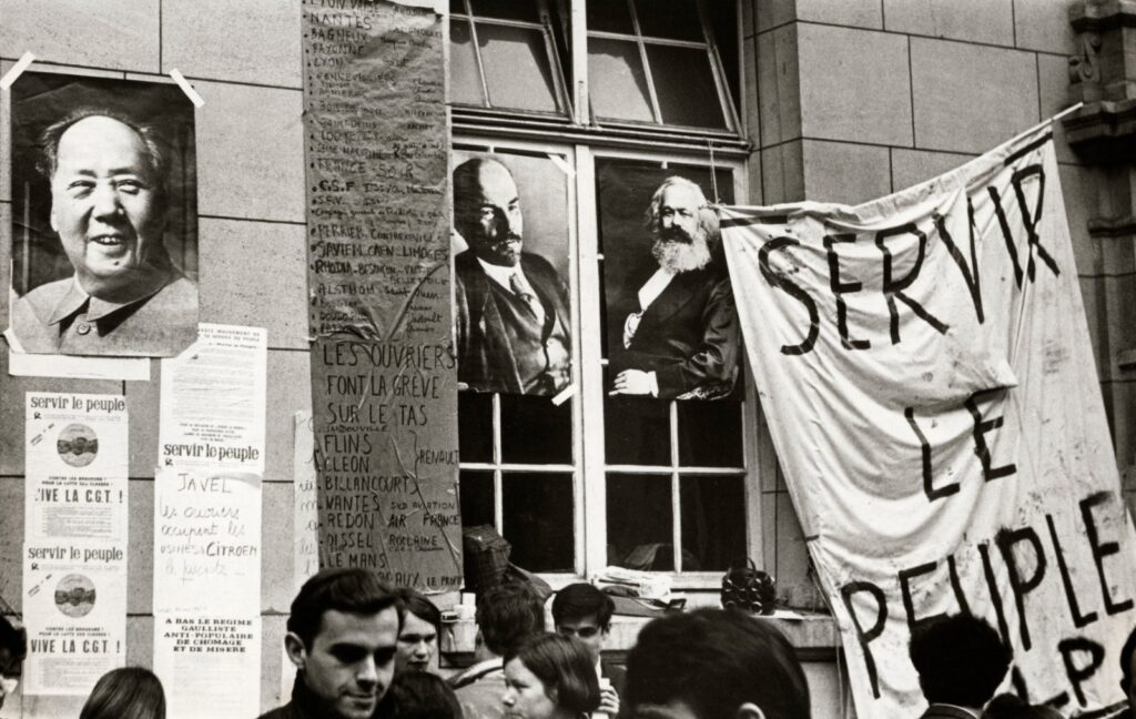 Cour de la Sorbonne occupée, 21 mai 1968